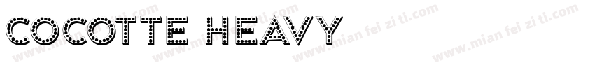 Cocotte Heavy字体转换